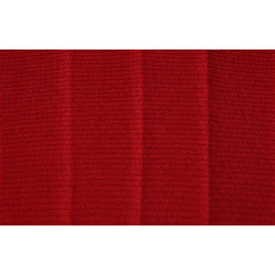 Set de 2 taburetes de bar Toni en tela Rojo,Metal negro mate