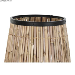 Vase DKD Home Decor Naturel Noir Métal Rotin 38 x 38 x 73 cm
