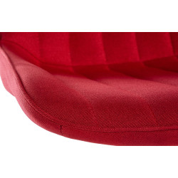 2er Set Barhocker Toni Stoff weiЯ