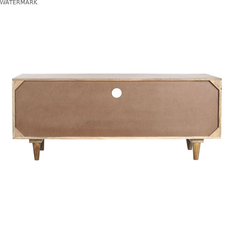 Meubles de télévision DKD Home Decor 135 x 40 x 55 cm Naturel Blanc Bois de manguier