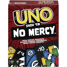 Jeu de cartes UNO SHOW EM NO MERCY - MATTEL - HWV18 - 56 cartes - Nouvelles regles impitoyables