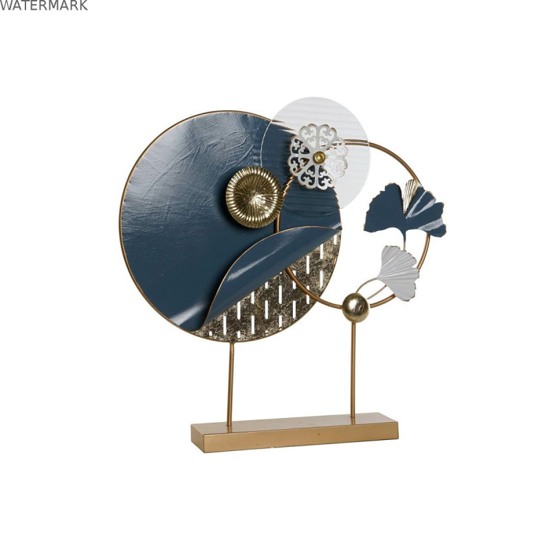 Figurine Décorative DKD Home Decor 58 x 9 x 60 cm Abstrait Bleu Doré Blanc Moderne Figurine Décorative DKD Home Decor 58 x 9 x 60 cm Abstrait Bleu Doré Blanc Moderne