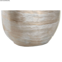Vase DKD Home Decor Multicouleur Aluminium Verre 19 x 12 x 55 cm