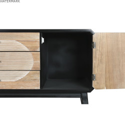 Meubles de télévision DKD Home Decor 120 x 50 x 58 cm Noir Bois