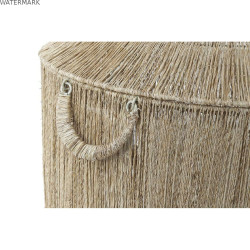 Set de basket DKD Home Decor Marron Multicouleur Naturel Jute Métal Boho 51 x 51 x 48 cm