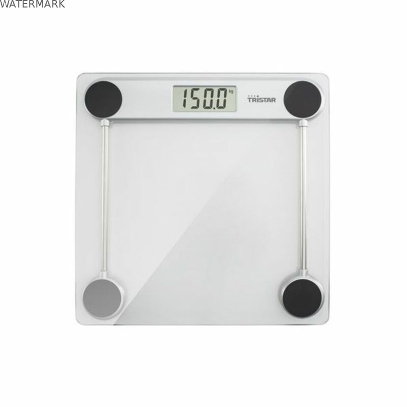 Balance Numérique de Salle de Bain Tristar WG-2421 Noir verre