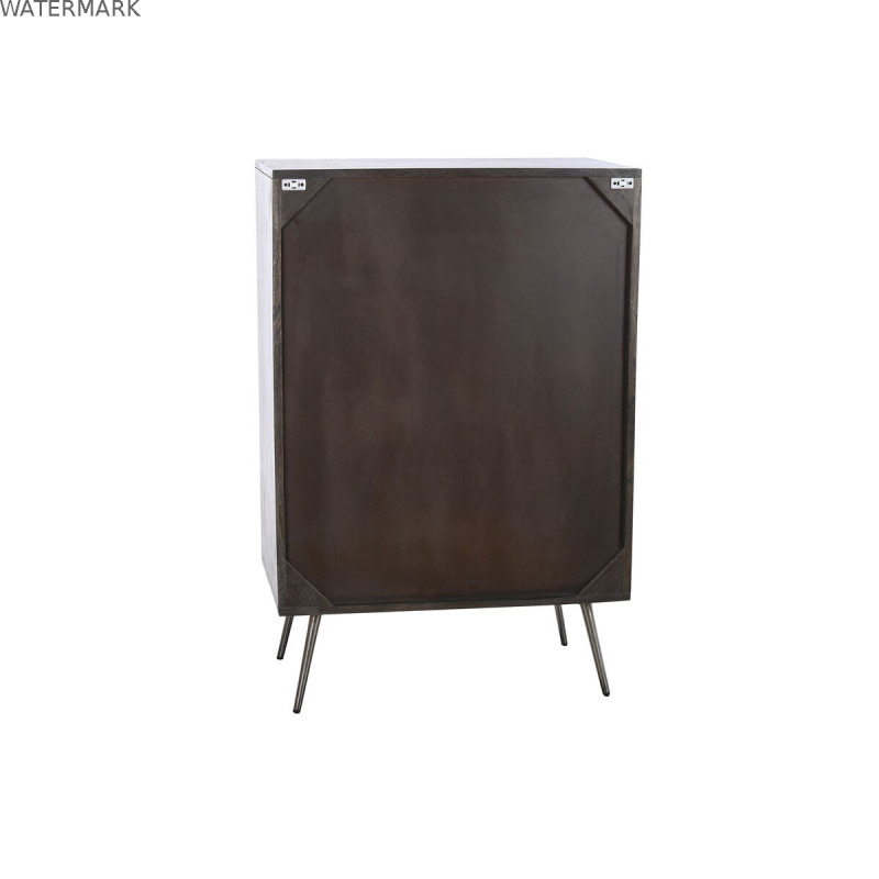Caisson à Tiroirs DKD Home Decor 70 x 40 x 105 cm Blanc Brun foncé Bois de manguier