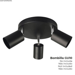 Suspension EDM 32035 Noir Métal 50 W Ø 20 x 9 x 14,6 cm GU10