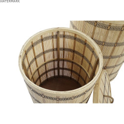 Set de basket DKD Home Decor 40 x 40 x 63 cm Bambou