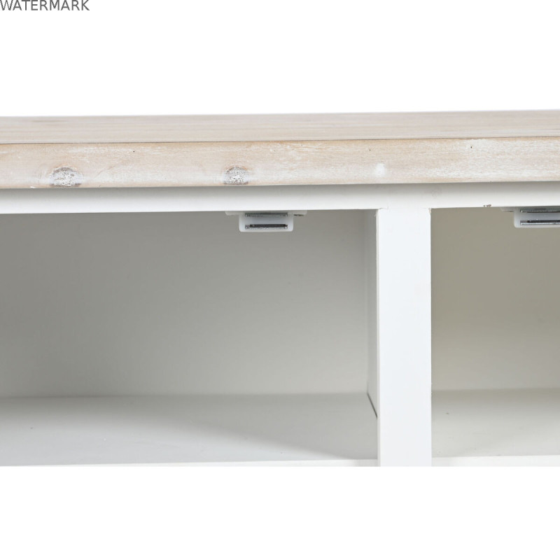 Meubles de télévision DKD Home Decor Sapin Blanc Bois MDF 120 x 40 x 45 cm