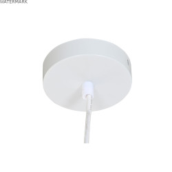 Suspension DKD Home Decor 40 x 40 x 30 cm Vert Rose clair 50 W (2 Unités)