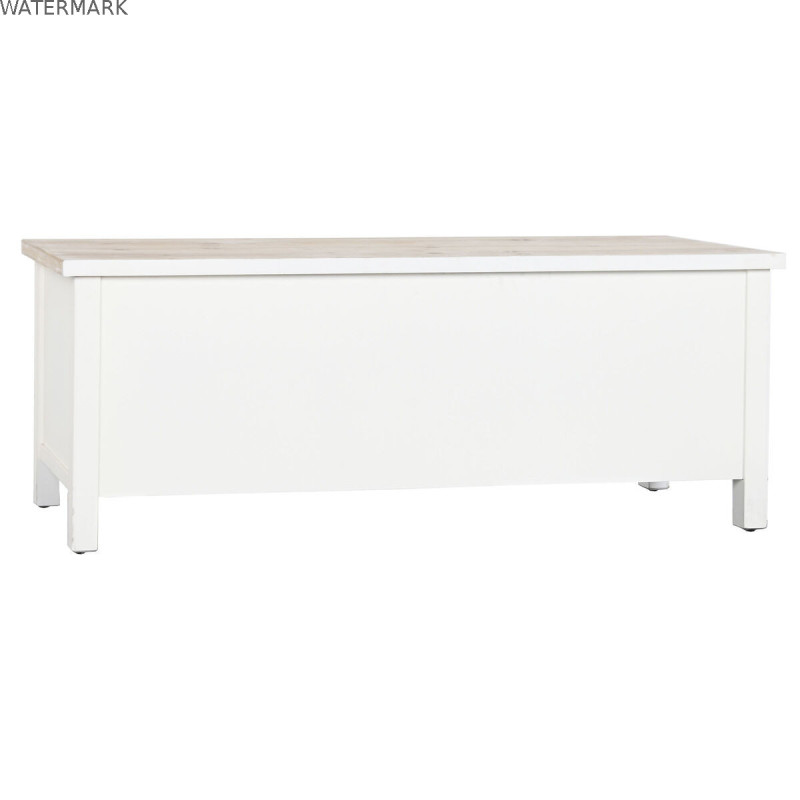 Meubles de télévision DKD Home Decor Sapin Blanc Bois MDF 120 x 40 x 45 cm