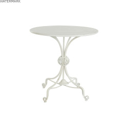 Table d'appoint DKD Home Decor 81 x 81 x 81,5 cm Métal Blanc