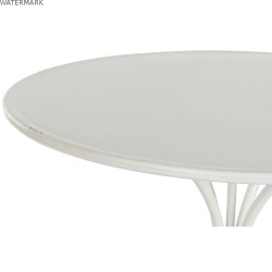 Table d'appoint DKD Home Decor 81 x 81 x 81,5 cm Métal Blanc