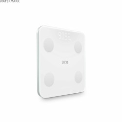 Balance Numérique de Salle de Bain SPC ATENEA FIT 3 Blanc Verre trempé 180 kg 150 kg 1,5 Kg