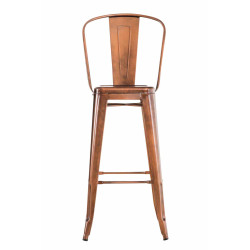 Ensemble de 2 tabourets de bar Aiden cuivre