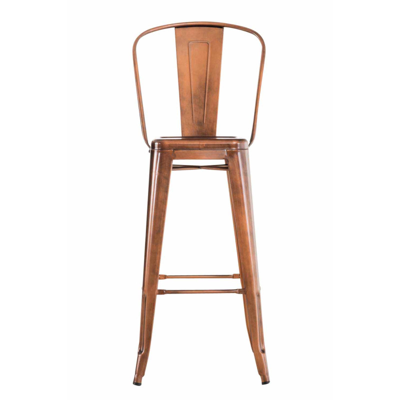 Ensemble de 2 tabourets de bar Aiden cuivre