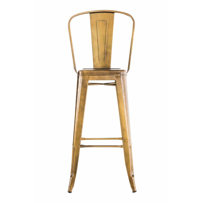 Ensemble de 2 tabourets de bar Aiden or
