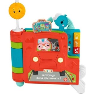 Fisher-Price - Mon grand livre d'activités évolutif - Jouet d'éveil bébé - Des 6 mois