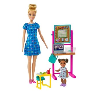 Coffret Maîtresse d'école - Barbie - Poupée Mannequin - 3 ans et +