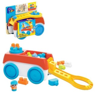 Mega Bloks - Tourni Wagon - jouet de construction - 1er age - 12 mois et +