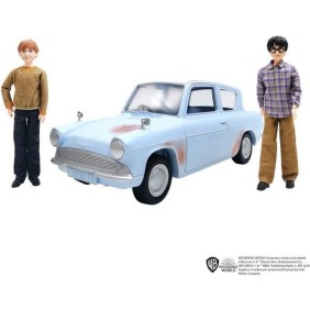 Voiture Volante Harry Potter avec 2 Poupées - Poupée Figurine - MATTEL - Bleu - 6 ans et +