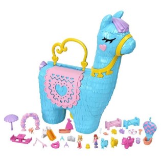 Polly Pocket - Sac Lama Surprises - Grand Coffret - Multicolore - 4 ans et +