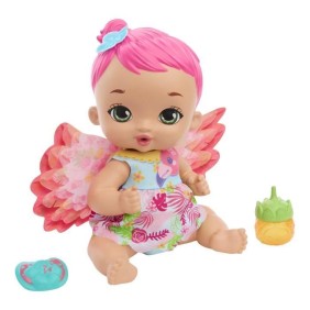 Poupée FLAMANT BOIT & PIPI ROSE - MY GARDEN BABY - HPD12 avec accessoires