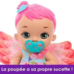 Poupée FLAMANT BOIT & PIPI ROSE - MY GARDEN BABY - HPD12 avec accessoires