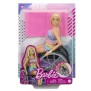 Poupée Barbie Fauteuil Roulant Blonde - Barbie - 3 Ans Et +