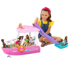 Bateau de reve Barbie - BARBIE - Accessoires poupée - Rose - 3 ans et +