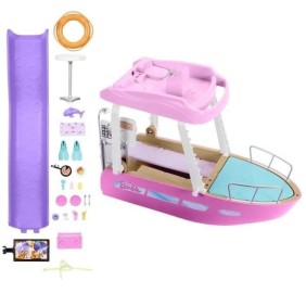 Bateau de reve Barbie - BARBIE - Accessoires poupée - Rose - 3 ans et +