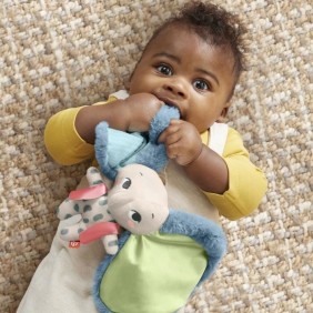 Fisher-Price - Tembo, mon Doudou Éléphant - Peluche pour nouveau-nés