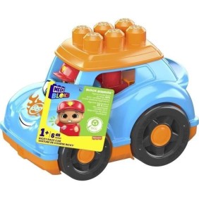 Voiture de course - MEGABLOKS - VEHICULE DE POLICE - 4 blocs - Multicolore - A partir de 12 mois