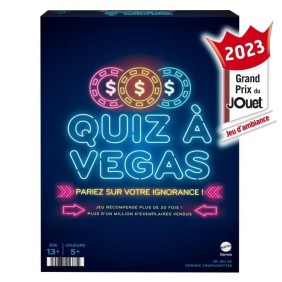 Quiz a Vegas - Jeu de Société Famille - 13 ans et + - Mattel Games