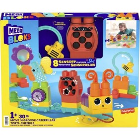 Mega Bloks Ips - Chenille Des Sens A Construire - Construction - 12 Mois Et +