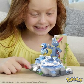 Mega Construx - Pokemon - Tiplouf Et Farfuret A La Neige - Construction - 6 Ans Et +