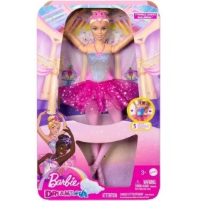 Barbie - Ballerine Lumieres Magiques - Poupée - 3 Ans Et +