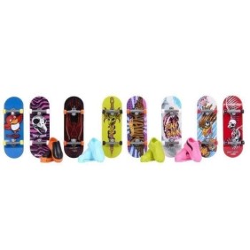 Pack Fingerskate Tony Hawk - Coffret 8 planches - HOT WHEELS - Multicolore