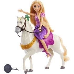 Princesse Disney  - Coffret Raiponce Et Maximus  - Poupées Mannequins - 3 Ans Et +