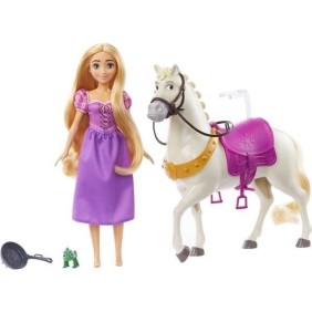 Princesse Disney  - Coffret Raiponce Et Maximus  - Poupées Mannequins - 3 Ans Et +