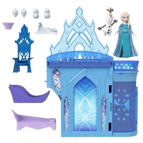 Princesse Disney - Reine Des Neiges - Coffret Histoire Chateau D'Elsa - Mini Univers - 3 Ans Et +