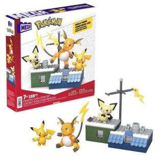 POK PIKACHU EVOLUTION - MEGA - HKT23 - BRIQUES DE CONSTRUCTION MEGABLOKS LICENCE