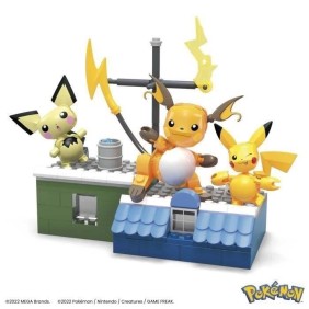 POK PIKACHU EVOLUTION - MEGA - HKT23 - BRIQUES DE CONSTRUCTION MEGABLOKS LICENCE