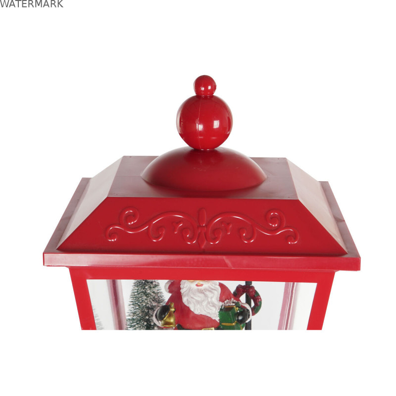 Lampadaire DKD Home Decor Blanc Rouge Métal 30 x 30 x 180 cm