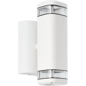 JANDY Applique extérieure, blanc, GU10 max 2x18W, ampoule non incluse