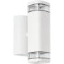 JANDY Applique extérieure, blanc, GU10 max 2x18W, ampoule non incluse