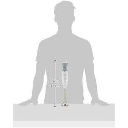 Mixeur plongeant BOSCH ErgoMixx MSM66120 600W Blanc Gris 600 W