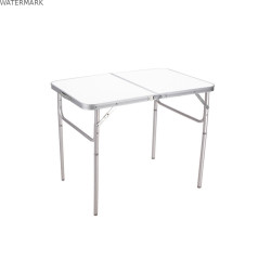 Table Pliante en Aluminium Marbueno D25 Assortie Camping et Plage 90X60X39/70 cm 10031