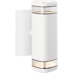 JANDY Applique extérieure, blanc, GU10 max 2x18W, ampoule non incluse